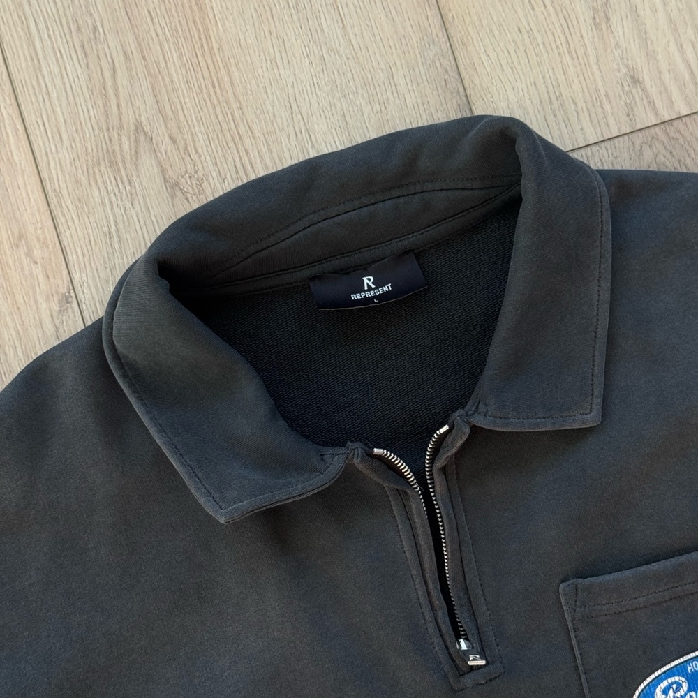 Represent Black Horizons Pullover Sweatshirt - image 2